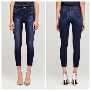 L’AGENCE Margot high rise skinny jean 28 in Baltic